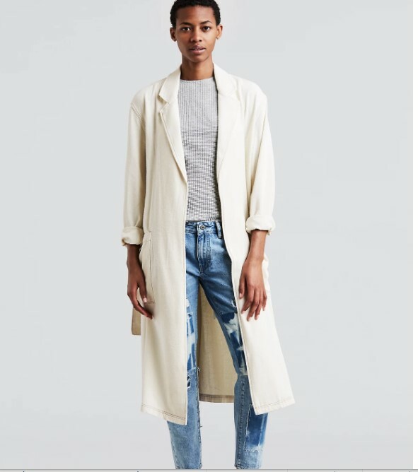 Levi's Made Crafted $348 Trench Coat 0/10 NWT Surf Surplus 100