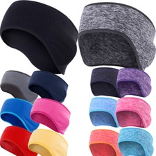 Fleece Ear Warmers Headbands Cold Weather Ear Muff Cover for Ski Running Cycling