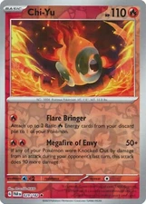 Chi-Yu Pokemon S/V Paradox Rift 029/182 Reverse Holo Rare TCG NM