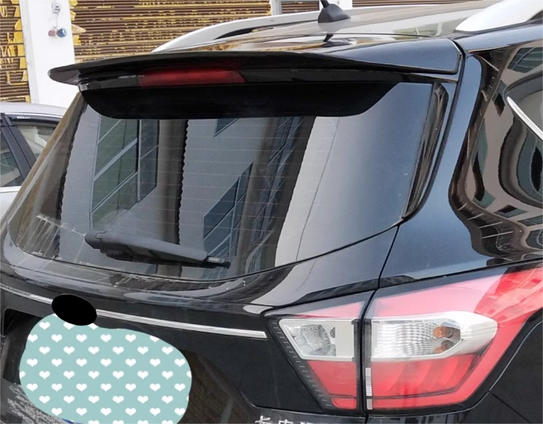 Glossy Black Rear Roof Window Spoiler Wing A For 2013-2018 Ford Escape ...