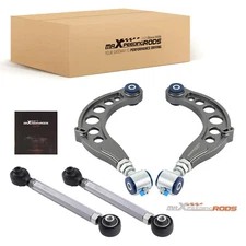 4x Rear Adjustable Camber Toe Arms For 2016 2017 2018 2019 2020-2024 Honda Civic