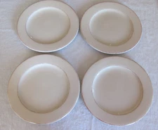 Pier 1 -Toscana Ivory - Earthenware Handpainted- 8 3/4" Salad Plates-Set of 4