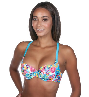 Cleo by Panache Lulu Floral Balconette Bikini Swimsuit Swim Top CW0092 