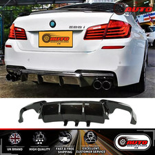 BMW 5er M5 F10 F11 M Sport Heckschürze Diffusor Quad Auspuff Glanz Schwarz