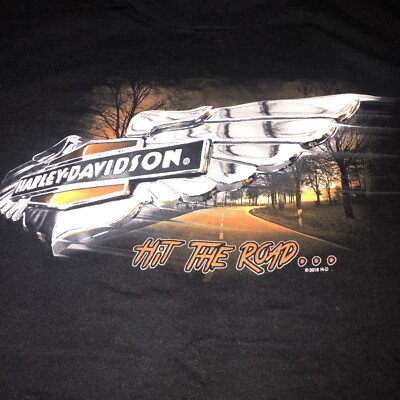 Harley Davidson Xl Myrtle Beach South Carolina Black Short Sleeve Hit The Road