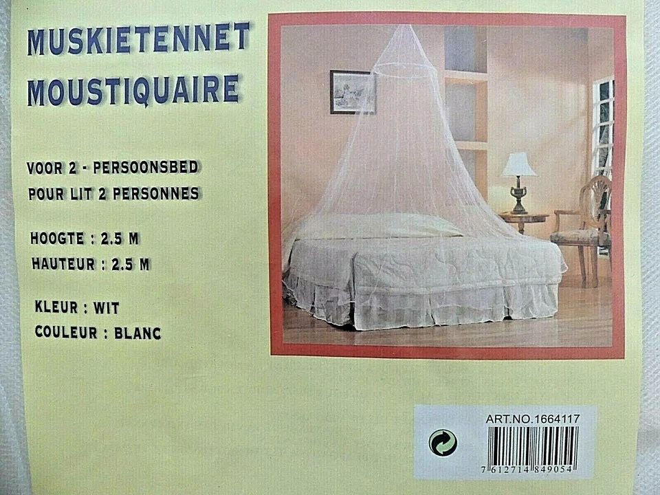 MOUSTIQUAIRE de lit* Filet Anti-moustique* Voile Anti-insectes * Baldaquin *NEUF - Photo 2/4