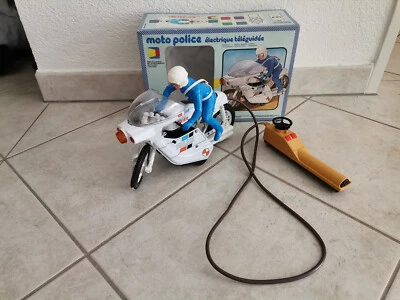 Moto Police électrique téléguidée Joustra Ceji neuve en boite - Photo 1/4