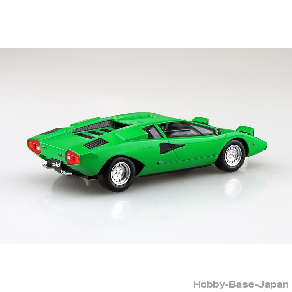 Lamborghini Countach LP400(Green) 1/32 AOSHIMA The SnapKit No.20-D