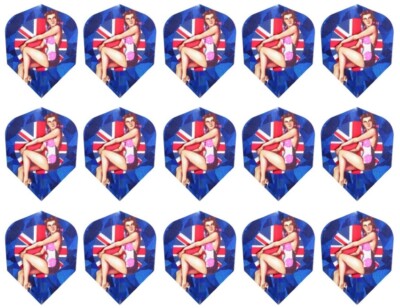 5 Sets Harrows Hologram Standard Dart Flights - Ships w/Tracking- Swimsuit Model
