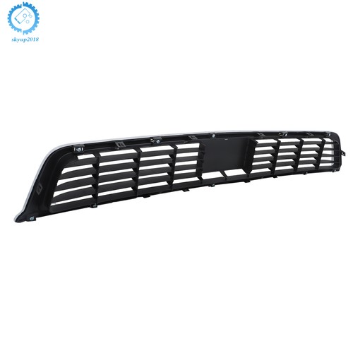 Parachoques delantero de plástico cromado rejilla inferior para Infiniti QX80 2015-2017 negro - Imagen 13 de 20