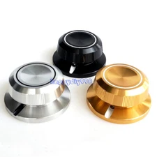 1PC 48x23mm Aluminium HIFI AMP volume Control potentiometer Knob for 6.0mm hole
