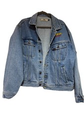 Vintage 70s Lee Riders Blue Denim Trucker Jacket Made in USA XL