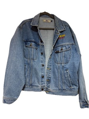 Vintage 70s Lee Riders Blue Denim Trucker Jacket Made in USA XL