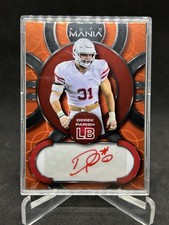 Derek Parish 2022 Wild Card Auto Mania Auto #AM-C7 Jaguars Orange Argonauts CFL