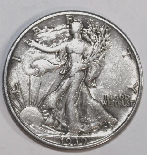 1939-P Walking Liberty Half Dollar - About Uncirculated - #8320D
