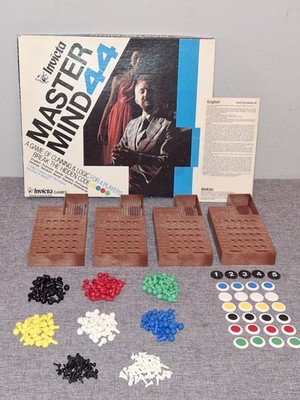 Vintage 1977 Master Mind 44 Brettspiel Invicta Spiele 100% KOMPLETT TOP