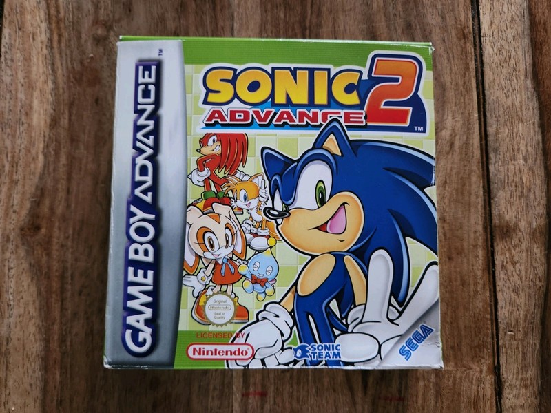 Nintendo Game Boy Advance Sonic Advance 2 Boxed with Manual and Inserts