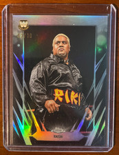 2026 Topps Chrome WWE #92 Black Refractor Rikishi #2/10