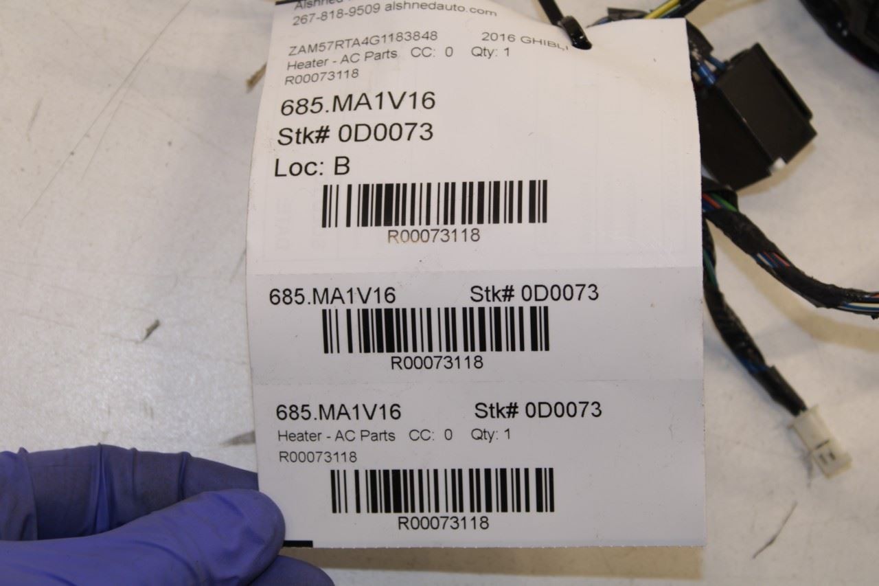 2014-2020 Maserati Ghibli S Q4 HVAC Blend Door Actuator Motors w/ Wire Harness