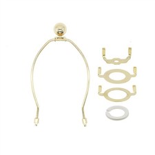 Ensemble harpe lampe 10 pouces avec plaque supérieure pour bureau pour lampadai