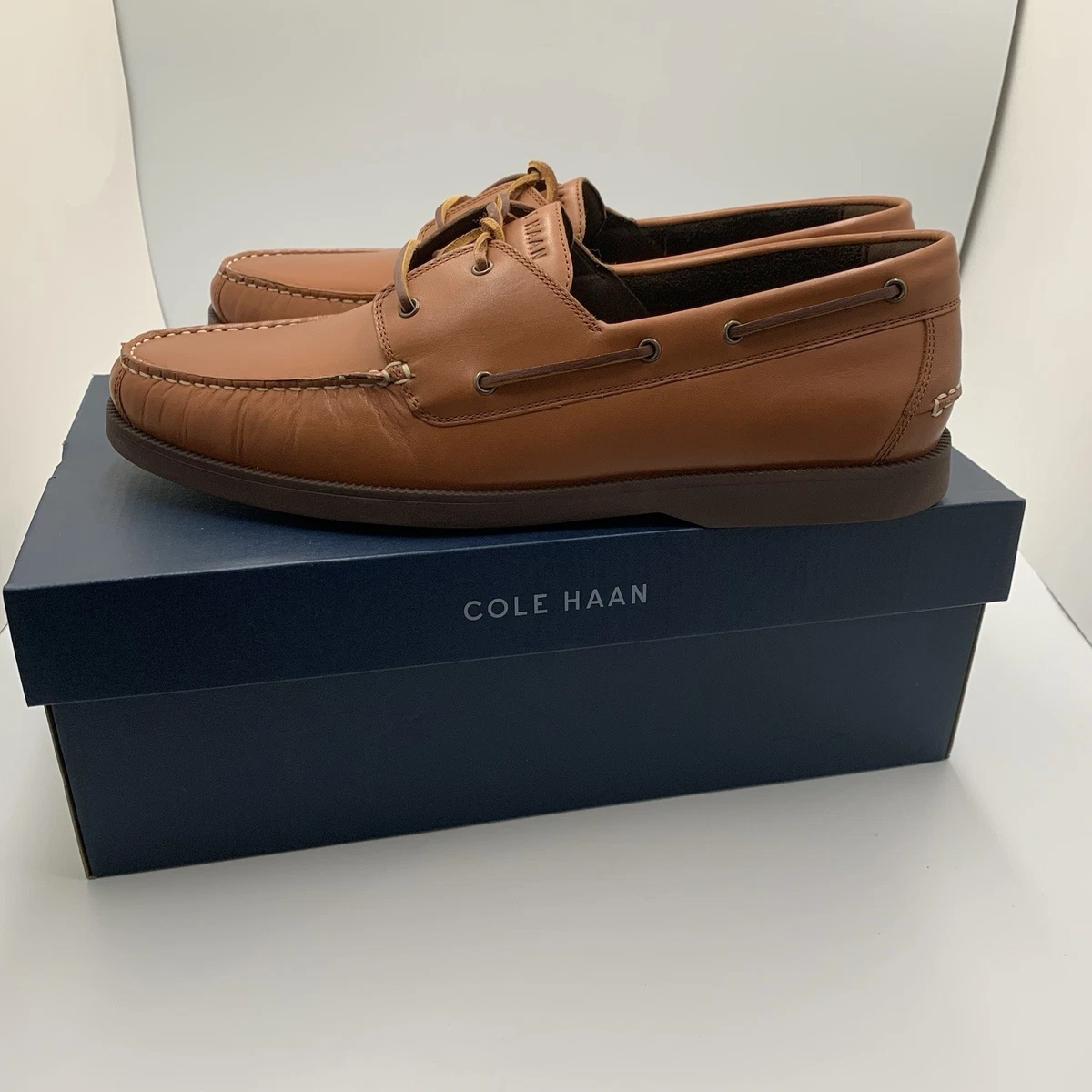 Cole Haan Air Blake Boat Shoe Medium Brown Mens 10M Cole Haan M Casual Men main image 3