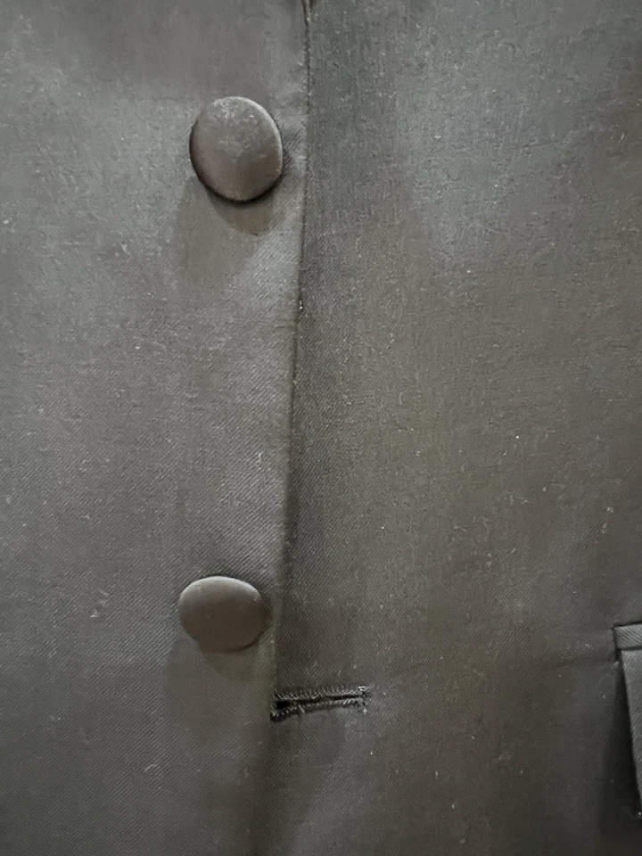 BRYAN MICHAELS TUX JACKET (ONLY) FORMAL BLACK CLASSY JACKET MENS SZ 38S TUXEDO - Image 3 of 4