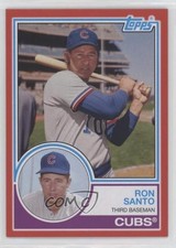 2021 Topps Archives 1983 Topps Red 5/75 Ron Santo #153 HOF 7ut