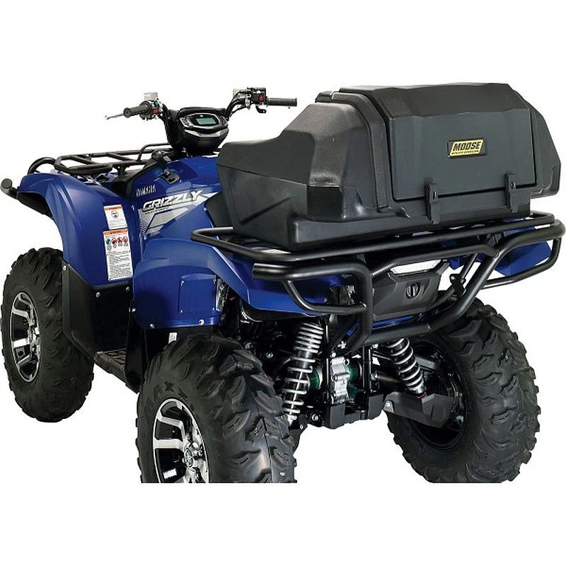 Moose Utility ATV Black Helmet Storage Rear Trunk - Image 2 of 3