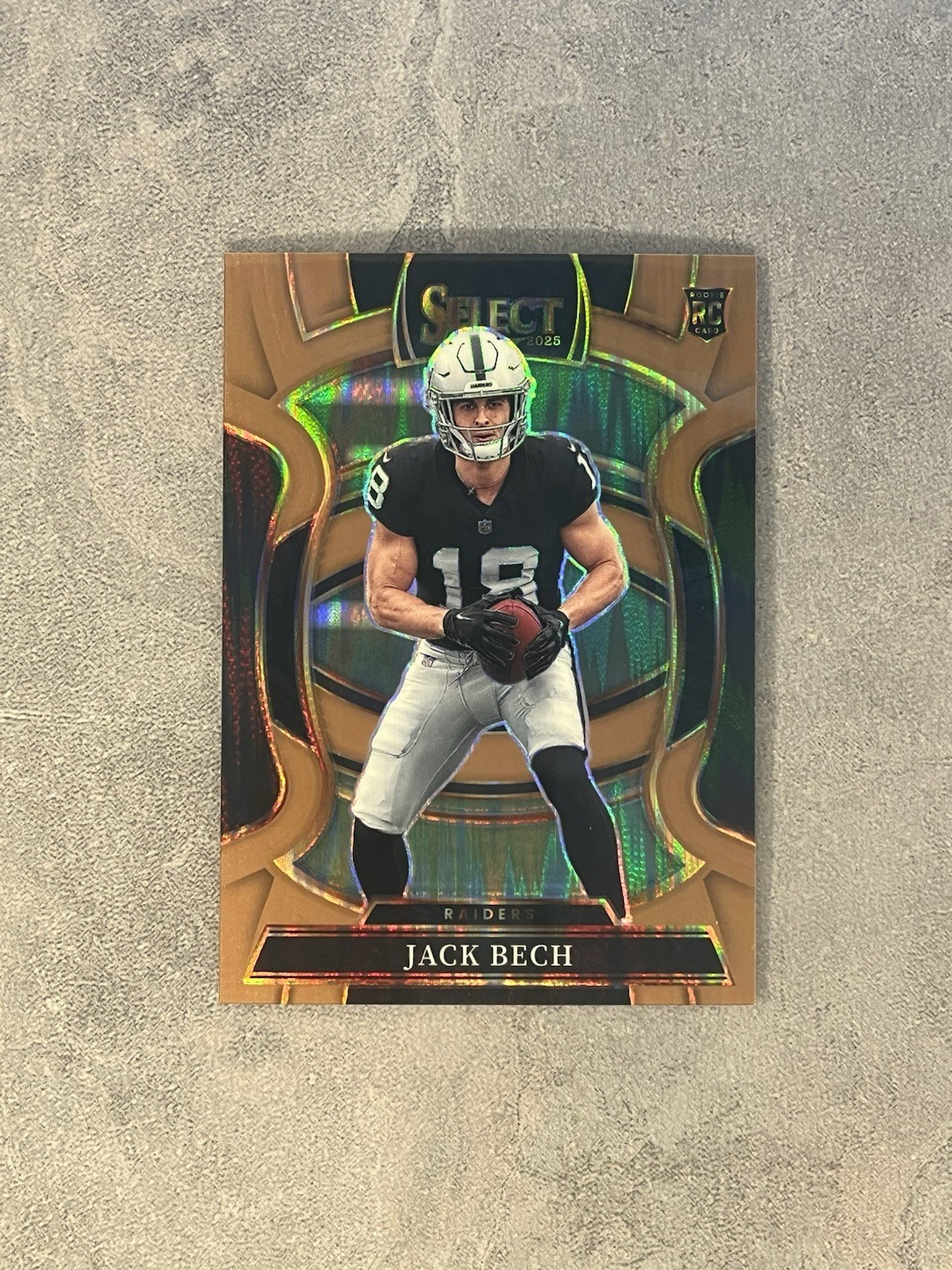 2025 Panini Select - Concourse Jack Bech #6 Copper Shock Prizm /899 (RC)