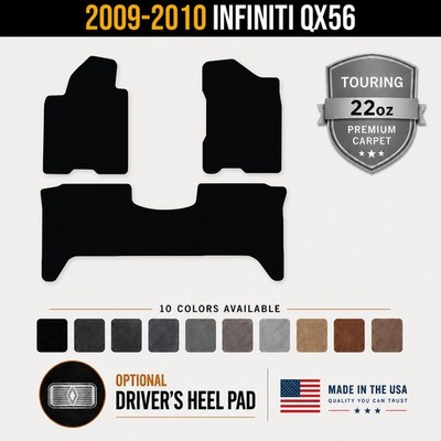 Avery Touring Front & Rear Runner Floor Mats for 2009-2010 INFINITI QX56 #1g0