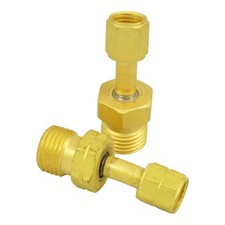 Western 105 106 Oxy/Acetylene Adaptor 3/824 Female 9/1618 Male Brass Fitting