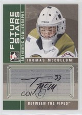 2008-09 ITG Between the Pipes Auto Thomas McCollum #A-TM Auto 7a1