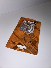OFFICIAL CRAZY TAXI KEYCHAIN LIMITED RUN GAMES SEGA DREAMCAST BRAND NEW