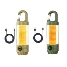 Image of USB-C Rechargeable 6-Mode LED Camping Light for Tent Garage Bedside Use