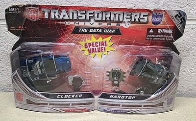 TRANSFORMERS UNIVERSE : DATA WARS - CLOCKER / HARDTOP 2008 Action Figure Toys