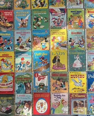 Vintage Little Golden Books Lot of 82 including 22  Miscellaneous Vintage Books