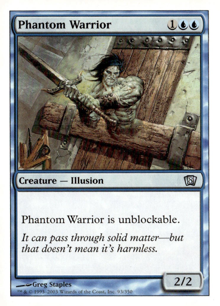 8th Edition #93 Phantom Warrior