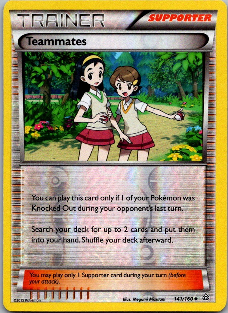 Teammates Uncommon XY - Primal Clash 141/160 NM