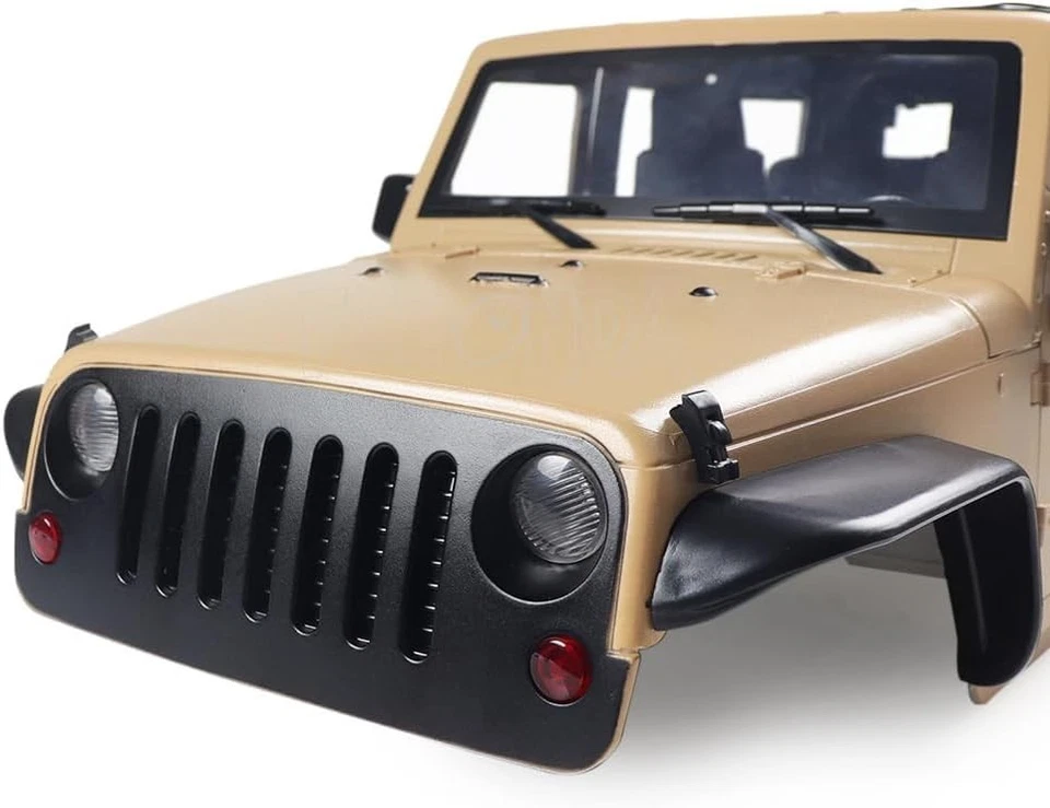 RC Car Hard Body Shell Kit - 313mm Wheelbase - Light Green - Image 4 of 4