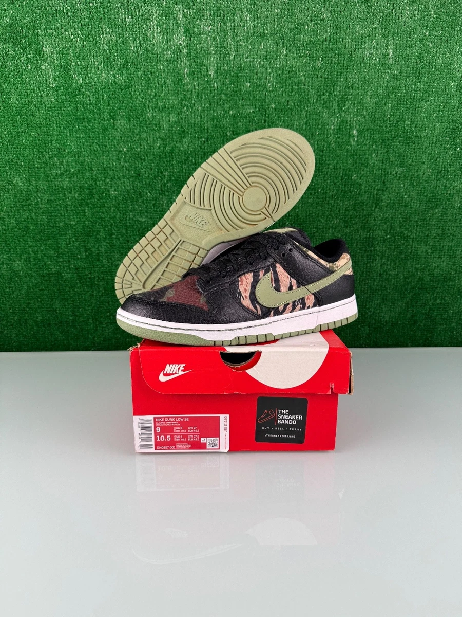 Las mejores ofertas en Nike Dunk SE Low Black Multi-Camo | eBay