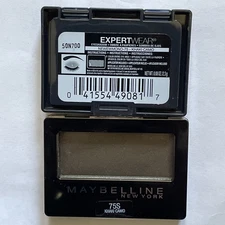 Lot 2 MAYBELLINE Expert Wear Eye Shadow 75S KHAKI CAMO sealed NWOB 
