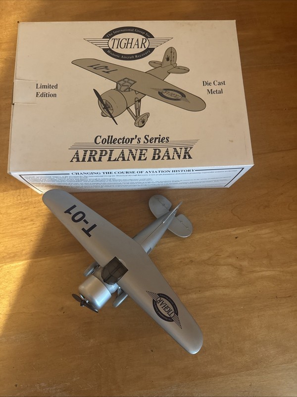 Eastwood Automobilia Collectors Series Airplane Bank