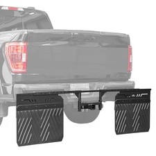 2" Hitch Mount Mud Flaps   Adjustable Universal Fit for Trucks, SUVs,
