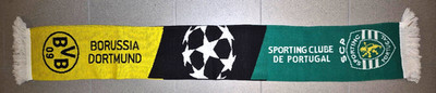 Borussia Dortmund vs Sporting Lissabon Schal / UEFA-CL 2016 /