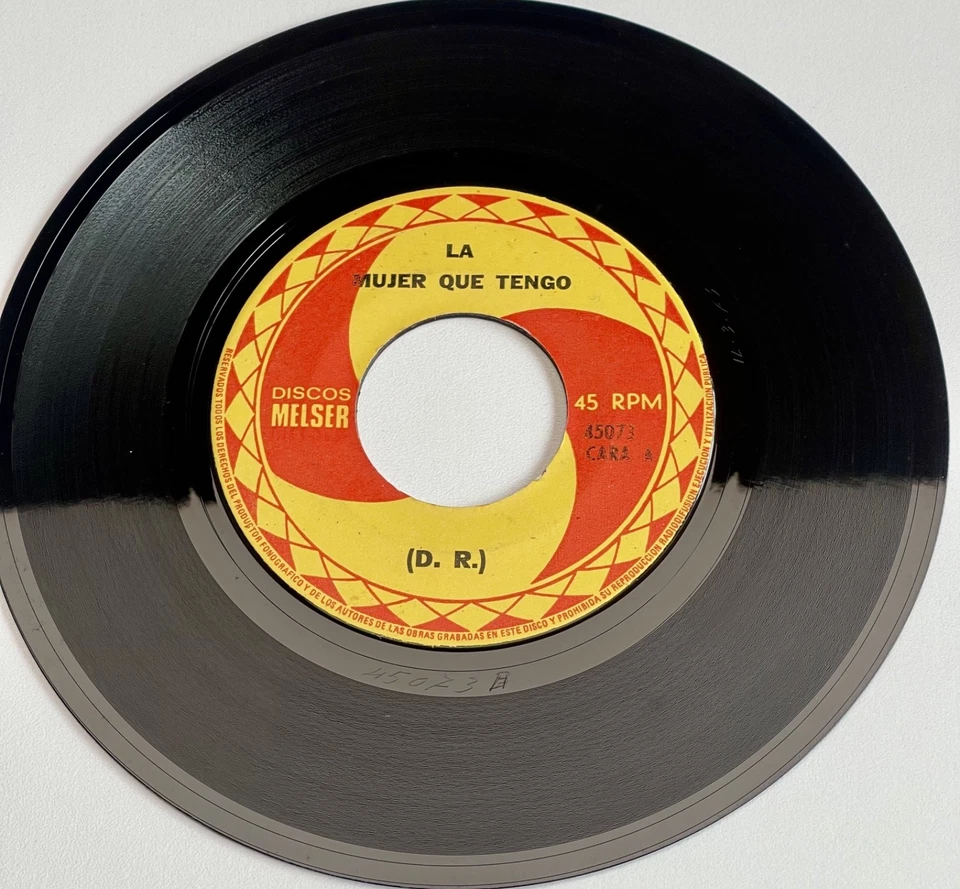 Bush Y Sus Magnificos – La Mujer Que Tengo / Salsa Al Pindin 45 rpm Melser EX - Image 2 of 2