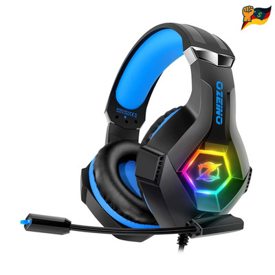 RGB Gaming Headset PS4 PS5 PC 3D Surround Sound Noise Cancelling