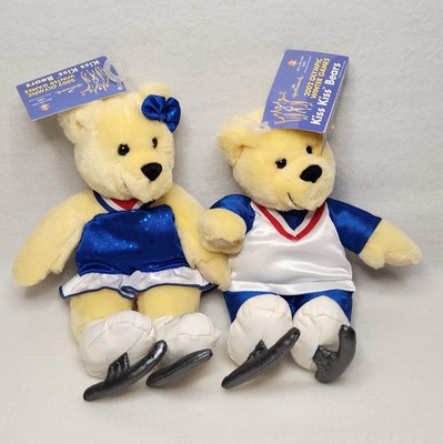 Hallmark Salt Lake City 2002 Olympic Games Kissing Ice Skating Bears New/  Tags