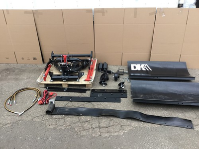 #ad #ad NEW DK2 EVST9022 Hydraulic Snow Plow 88quot;x22quot; Blade Kit Truck Mount W Main Frame $2672.96
