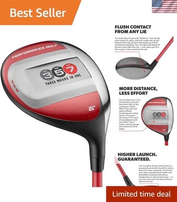 Performance Golf 357 Fairway Hybrid 21° | 3-Wood Distance 7-Wood Ease