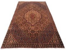 Genuine Hand Knotted Antique Tribal Bijour Wool Area Rug 8 x 5 Ft